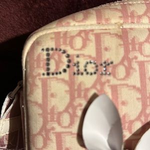 DIOR PINK TROTTER SHOULDER BAG